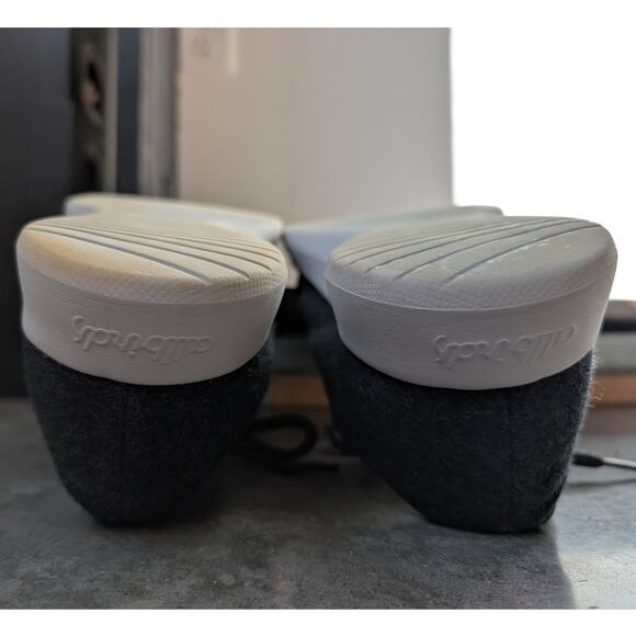 allbirds Athletic Lace Up Running Shoes Men's Size 12 Merino Wool Runners Gray - Picture 8 of 11